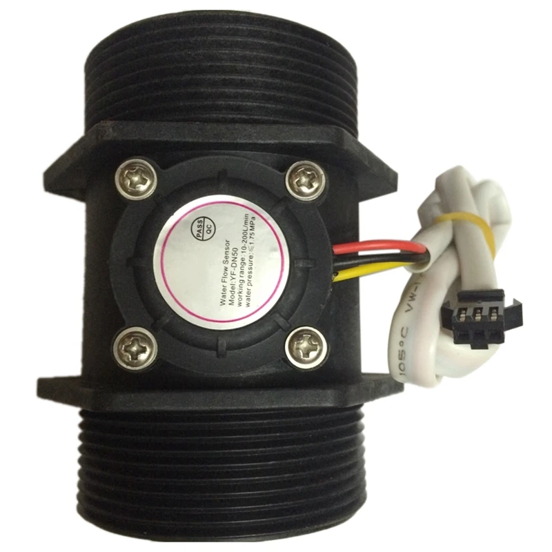 DN50 Plastic Hall Turbine Water Flow Meter Sensor 2 Inch 5-250L/Min | Инструменты