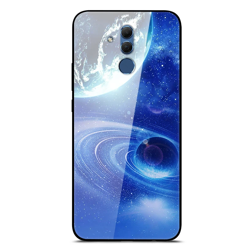 Mate 20 Lite чехол для huawei mate 20 Lite чехол s 6,3 силиконовый бампер из закаленного стекла+ Жесткая задняя крышка из поликарбоната чехол для телефона s Coque - Цвет: 51
