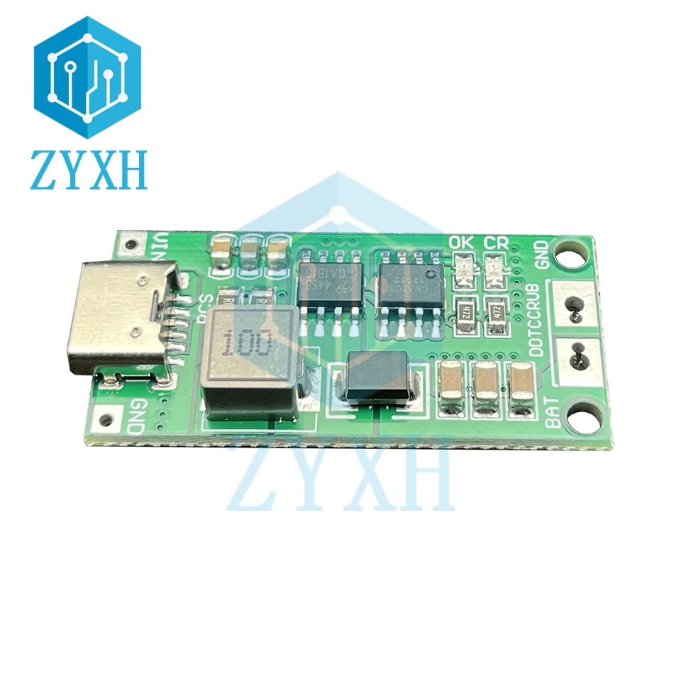 type c bms 2s 3s 4s 1a 2a 4a 18650 lithium battery charger board usb c step up boost module for li po polymer power bank free global shipping