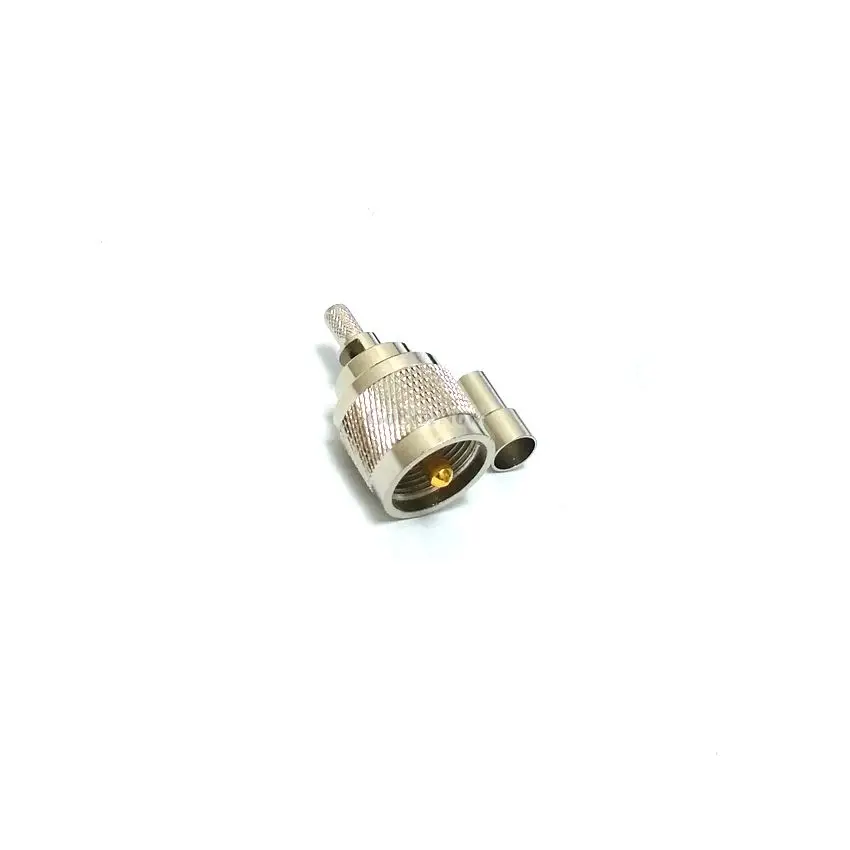 1 шт. RF коаксиальный UHF штекер Pl259 обжимной открытый окно для кабеля RG58 RG400 LMR195