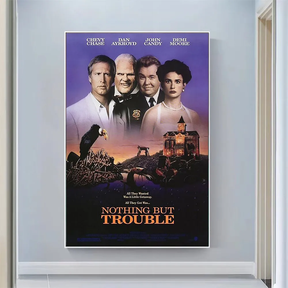

CP1832 Nothing But Trouble Classic Hot Movie Print Silk Fabric Poster Indoor Wall Art Decor Gift