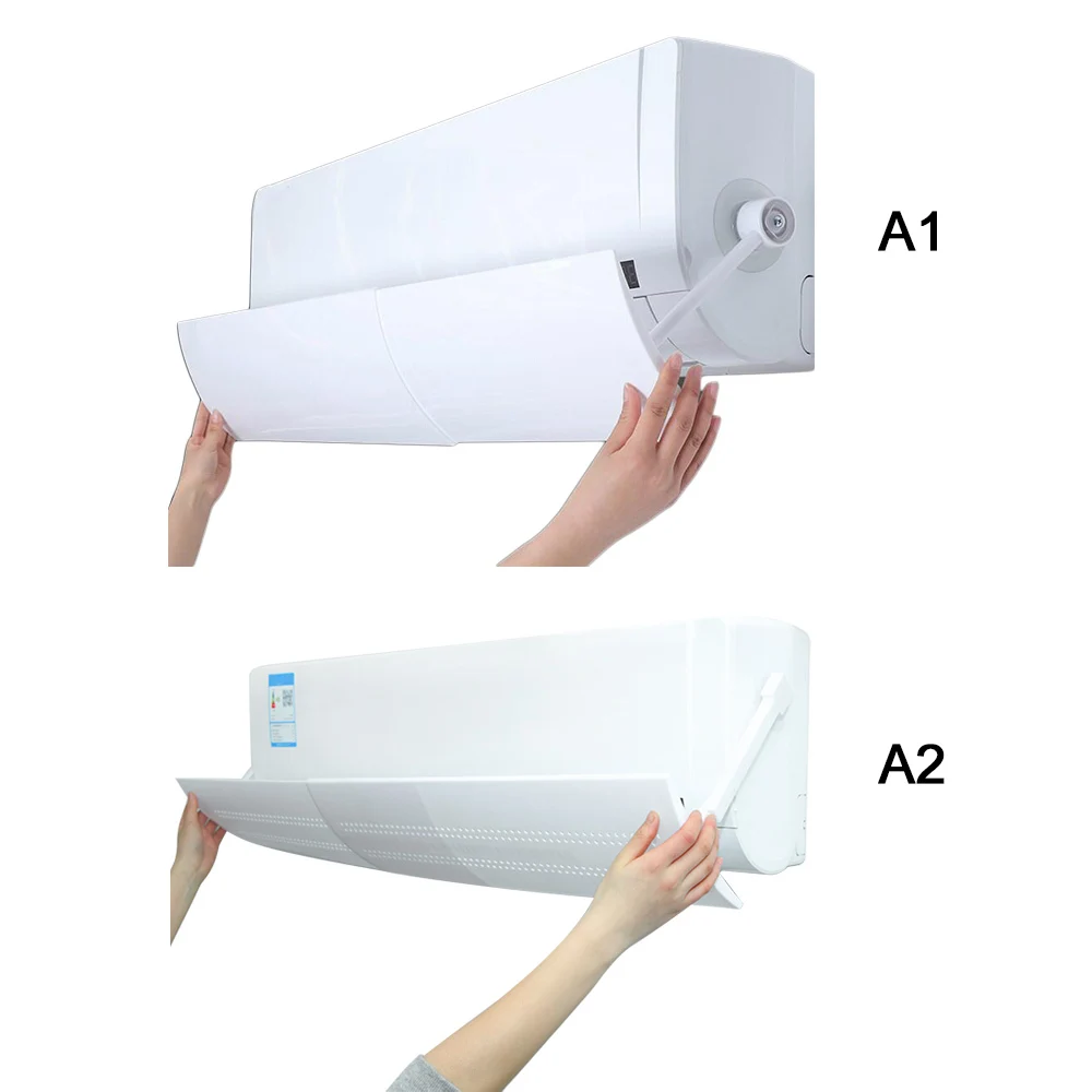 

Original Air Conditioner Cover Deflector Anti Direct Blowing Retractable Shield Cold Air Conditioner Cover Wind Baffle Cover