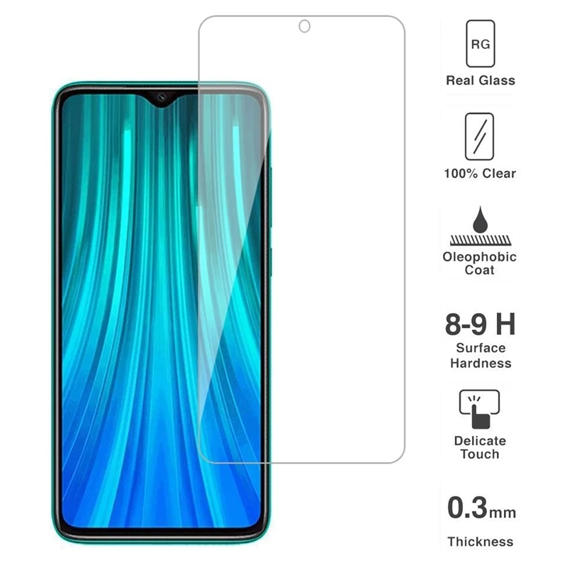 

3 шт. закаленное стекло для Xiaomi Redmi Note 5 6 7 8 Pro, Защита экрана для Xiaomi Redmi 6 6A 5 Plus, защитная стеклянная пленка