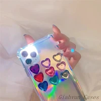 bling dazzling 3d love soft silicon phone case for iphone 12 pro max 11 6 6s 7 8 plus x xr xs max se for samsung s10 s21 cover