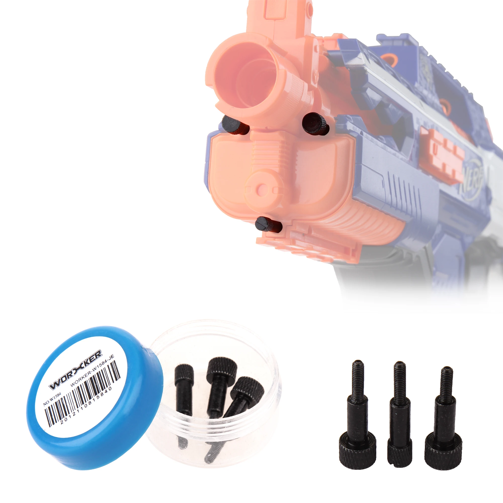 Worker Hand Thumb Screws Accessories for Nerf N-strike Elite Rapidstrike CS-18 Blaster Toy |