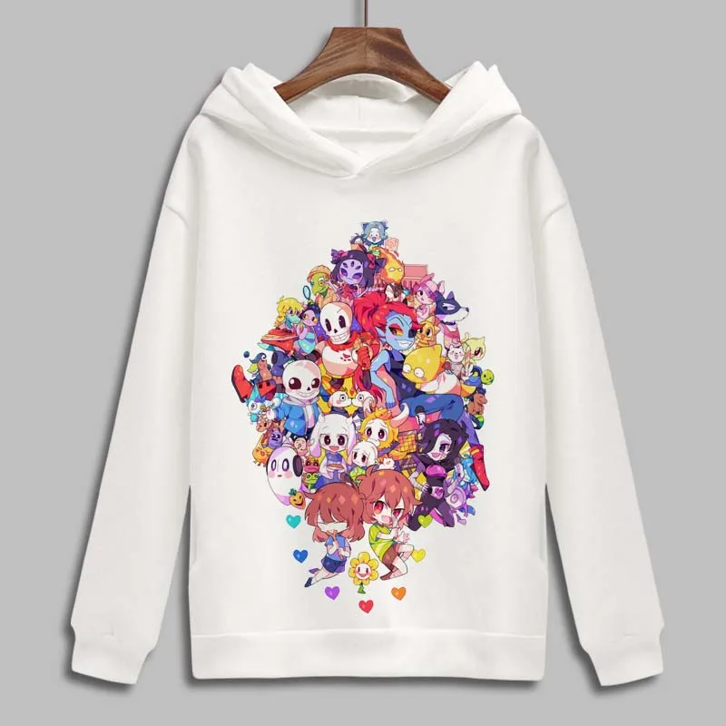 Используйте Косплей Толстовка фриск без принтом скелета флисовая пуловер худи