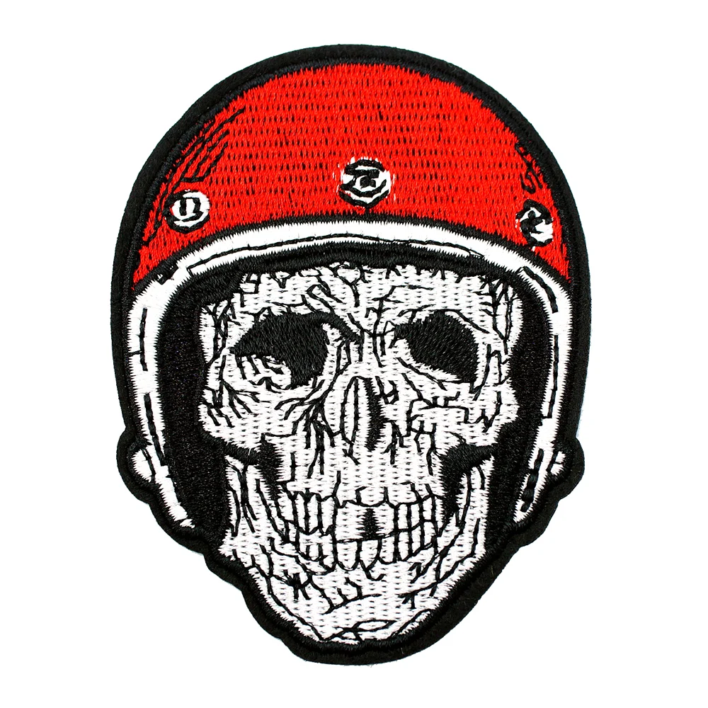 Вышитая аппликация с черепом (Размер: 7 0x9 2 см)|iron on patch embroidered|iron patchesiron |