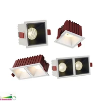 square led cob anti glare spotlight dimmable 14w 18w ceiling lamp recessed down light 7w 9w living room and bedroom lighting