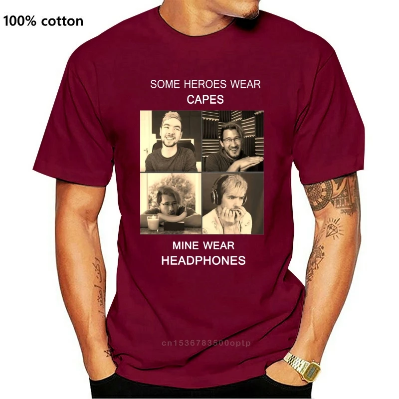 

Markiплоскогубцы и джексептицей герои с коротким рукавом Черная Мужская футболка Размер S-5XLMen футболка Топы с коротким рукавом хлопковая футб...