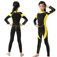 children neoprene long sleeves wetsuits diving suits for boysgirls fashion rash guards one pieces surfing swim snorkel clothes