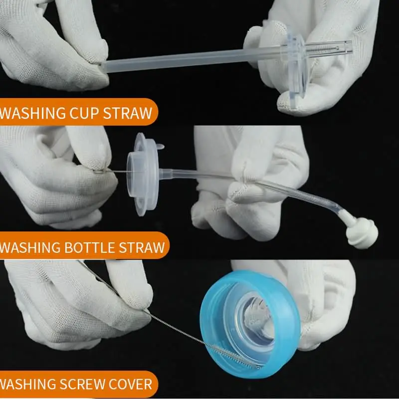 Нейлоновая труба кисти набор соломинок для питьевые