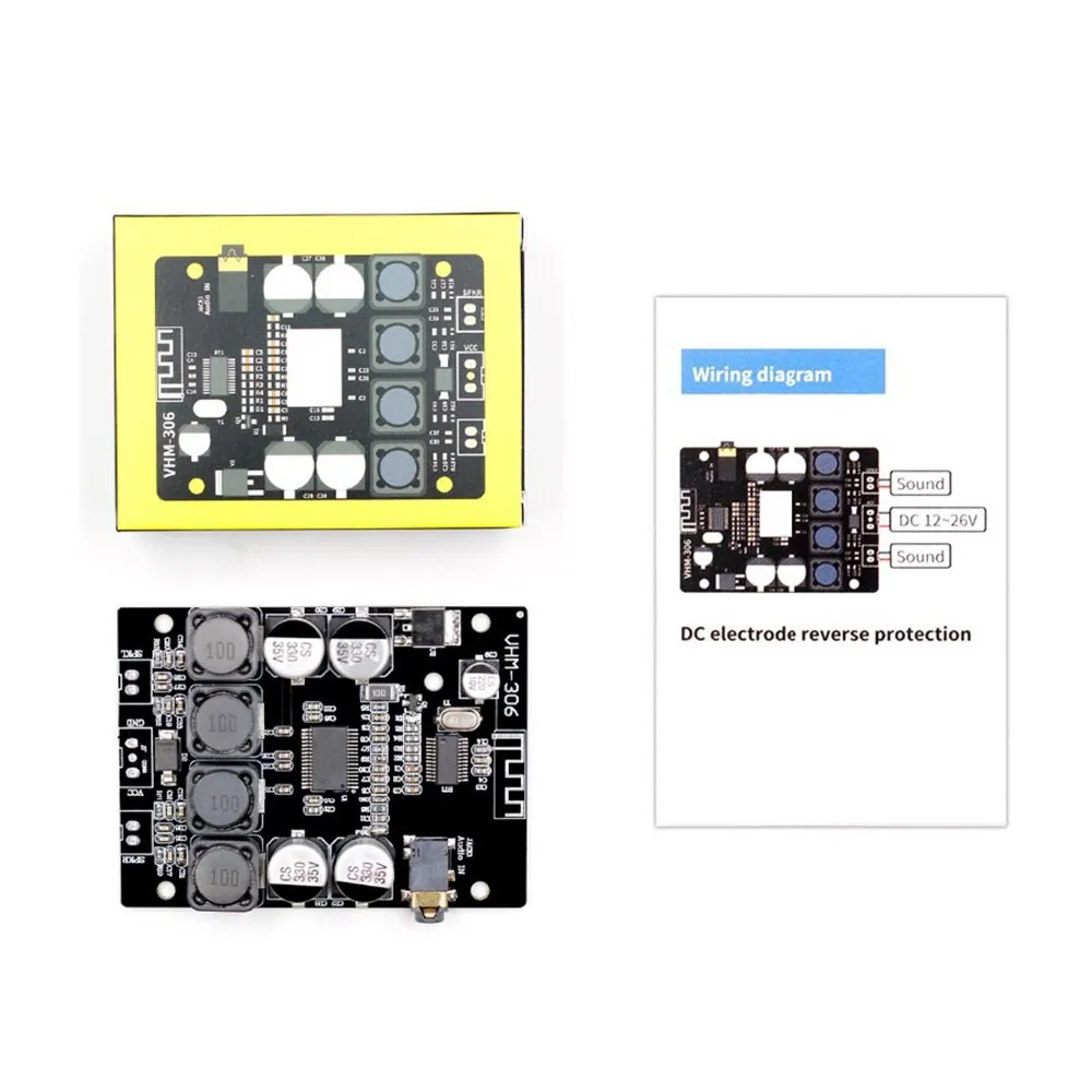 Цифровой Bluetooth усилитель мощности плата 4 2 2x30 Вт 8 26 в DC стерео аудио цифровой