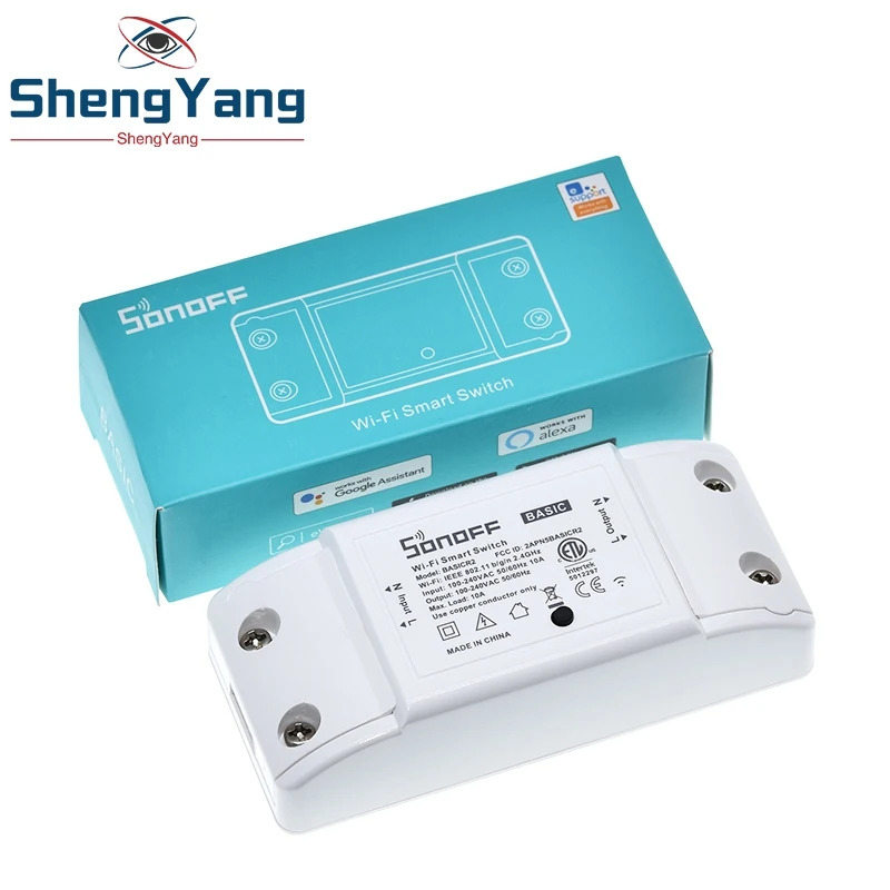 Интеллектуальный выключатель света Sonoff RF переключатель Wi-Fi прерыватель 433 МГц