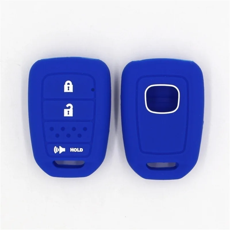 Силиконовый чехол для автомобильного ключа с 3 кнопками Honda ACCORD CITY CIVIC CRV JAZZ HR-V HRV