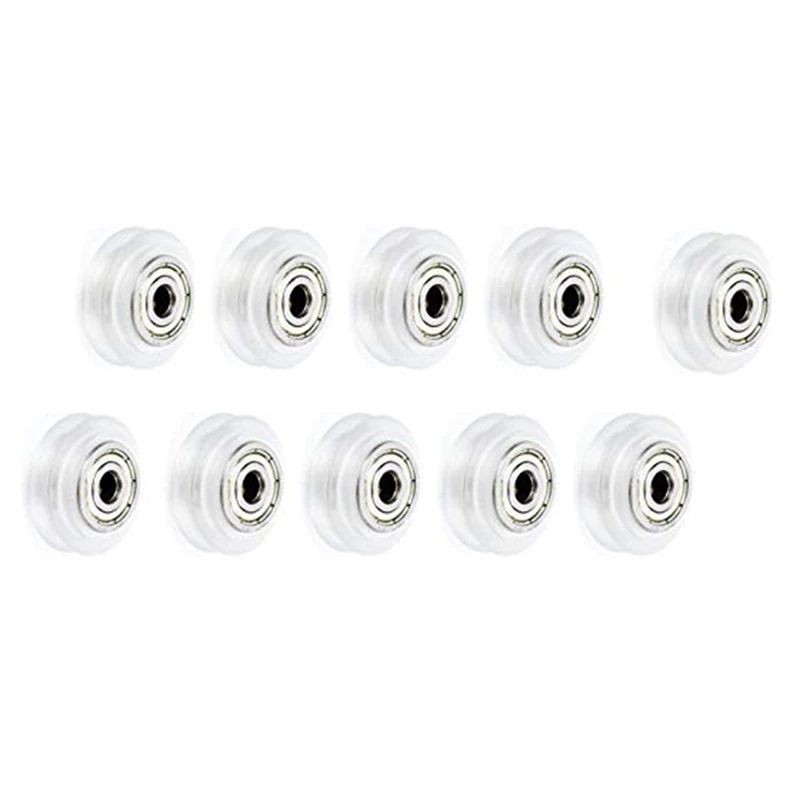 

V-Groove Bearing, 3D Printer Accessory Parts, Pom Material Pulley Belt Bearing, Engraving Machine Roller, Running Wheel