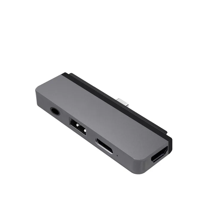 

USB C For ipad proFour-in-one Type-c to HDMI USB3.0 3.5 audio PD docking station
