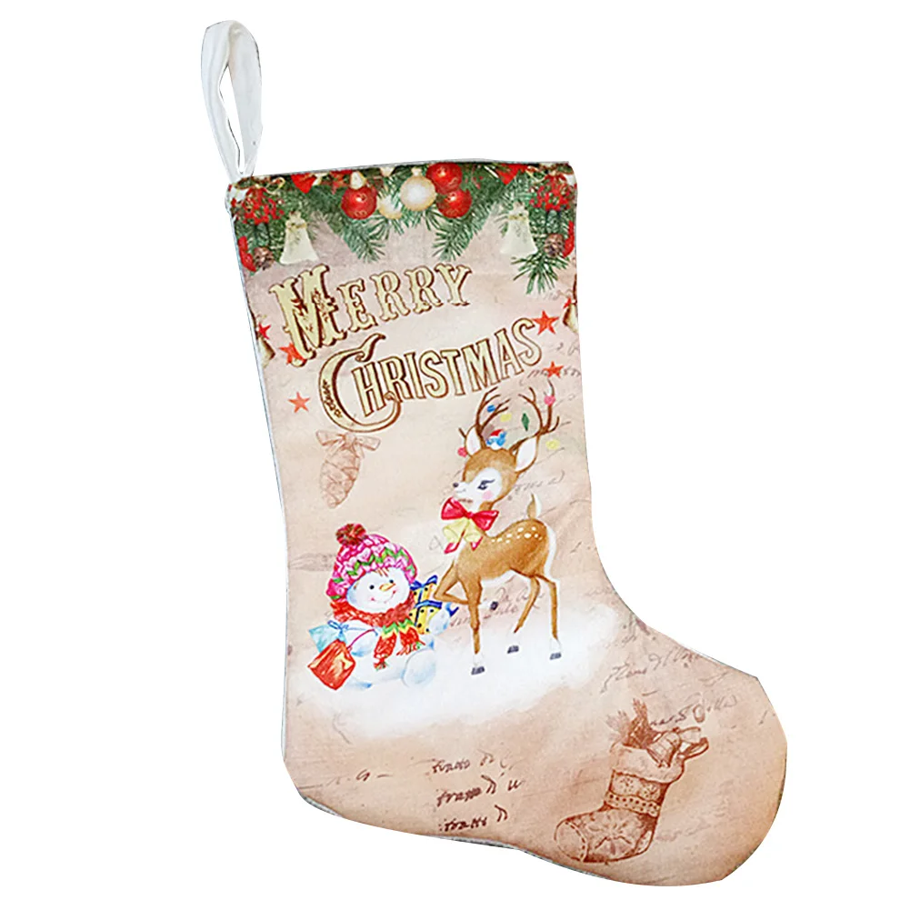 Офиса дома Портативный Рождественский носок для подарков фестиваль мультфильм