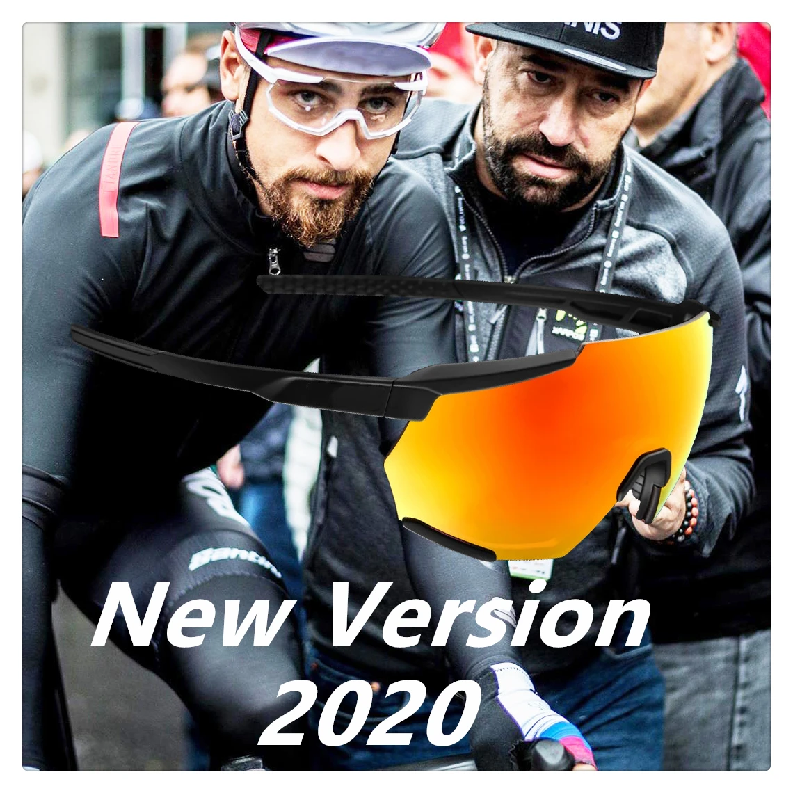Мужские велосипедные очки Racetrap 2020 Peter Limited 100 RP красные солнцезащитные для горного