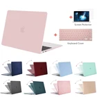 Матовый чехол для ноутбука 2021 Macbook Pro 14,2 M1 Chip A2442 Air 13,3 A2289 чехол A1466 A2337 A2338 Macbook Air 13 12 11 пленка + подарок