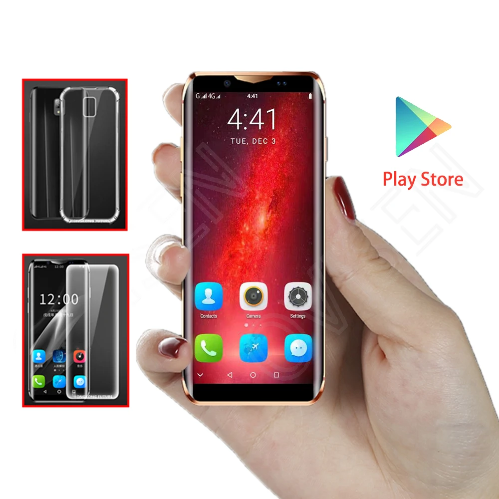 Супер Карманный Android смартфон Anica i10s MTK6580 четырехъядерный Роскошный телефон с