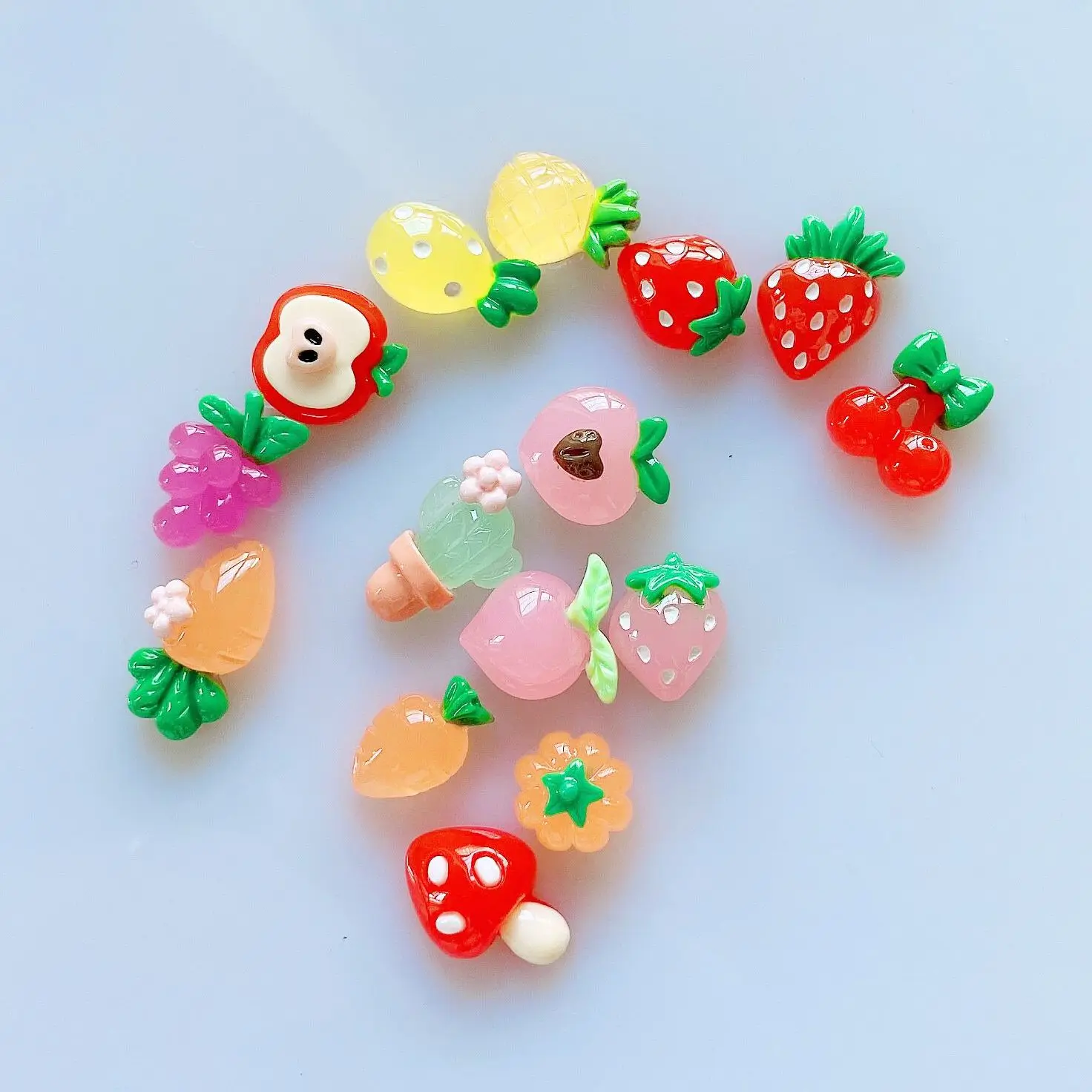 30 звёзд милые украшения большого размера фрукты яблоко ананас клубника вишня