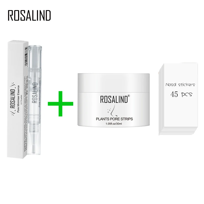 1pc Mask 1pc Essence ROSALIND маски для лица от черных точек удаления черных точек угри на носу пилинг ткань маска для лица лифтинг крем уход за кожей - Цвет: 1pc Mask 1pc Essence