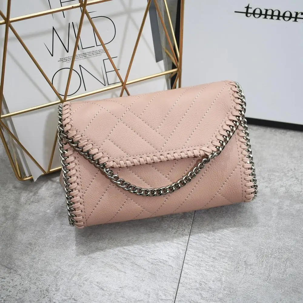 

free shipping 2020 the new style fashion and simple genuine cow leather women one shoulder bag crossbody bag21.5 cm5 color