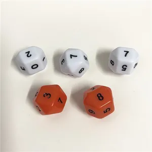 5 шт. D10 кости номеров 0-9 для забавные вечерние клуб бар Паб доска для ролевых игр Игра математика учебные аксессуар Ранние обучающие игрушки 16,5 мм