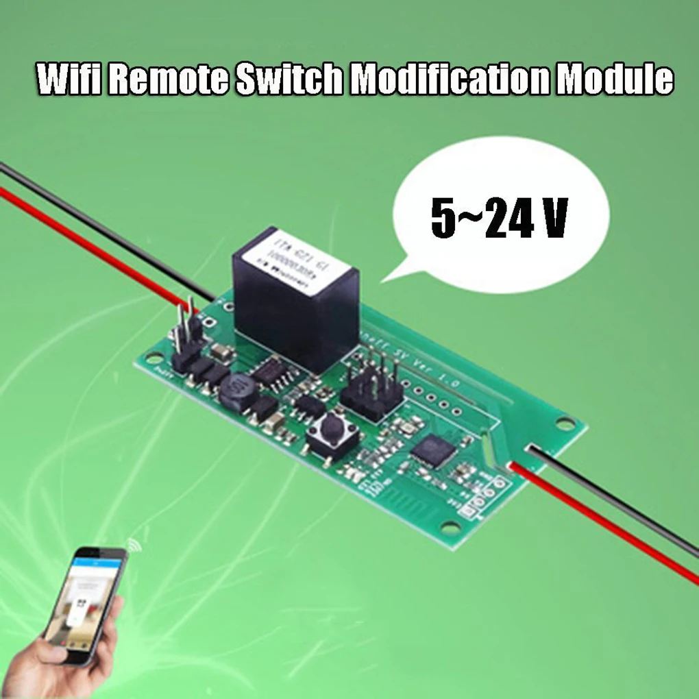 

SONOFF SV Safe Voltage Long Distance Remote Timing WiFi Wireless Switch Module for IOS for Android Smart Home