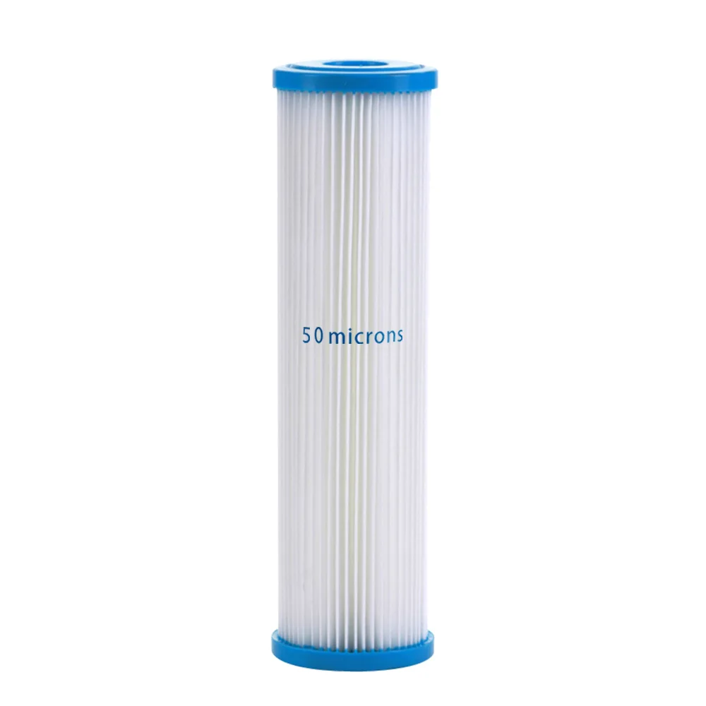 

2.5" Dia. x 10" Universal Pleated Whole Home Replacement Water Filter 50 Microns