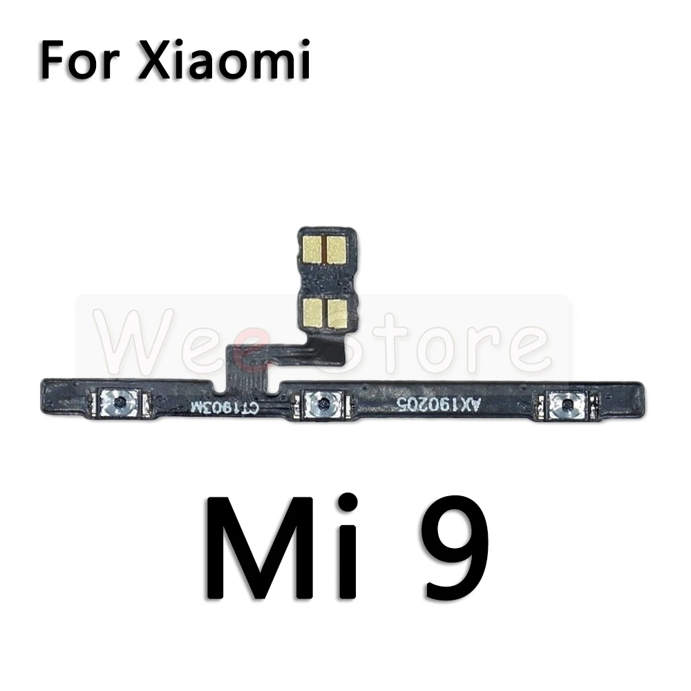 Кнопка включения и выключения звука гибкий кабель питания для Xiaomi Mi 6 6X 8 8SE 9 9T 9SE SE