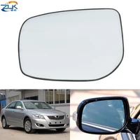 zuk for toyota camry asian 2006 2007 2008 2009 2010 2011 aurion rearview side mirror lens wing mirror glasses with heated