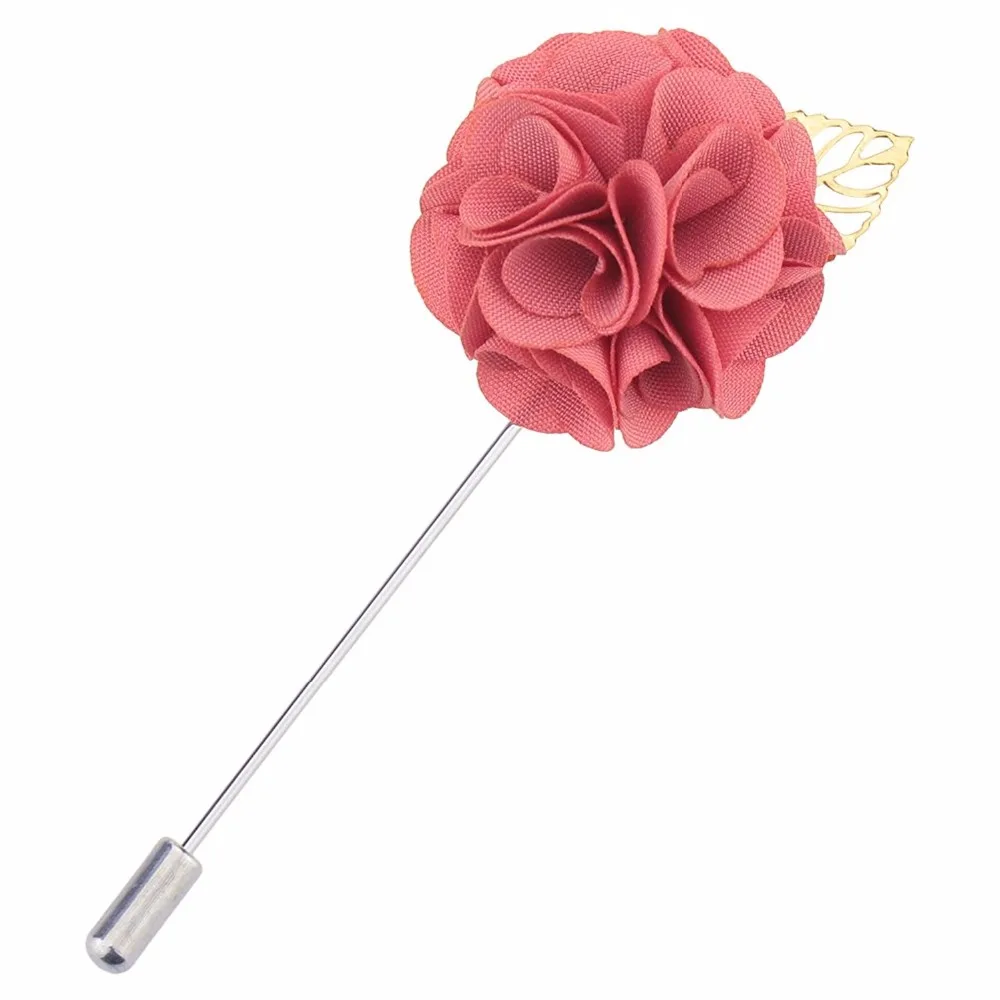 Тканевый цветок отворот булавка элегантная женская мужская брошь на лацкан