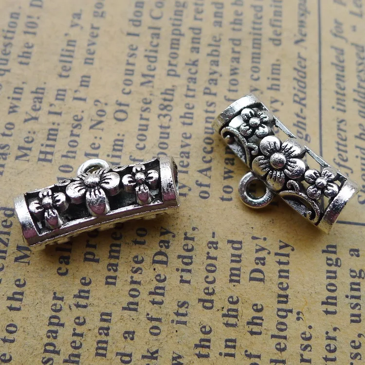 

Jewelry Making Supplies Tee Antique Silver Color 10x19mm 10 Pieces