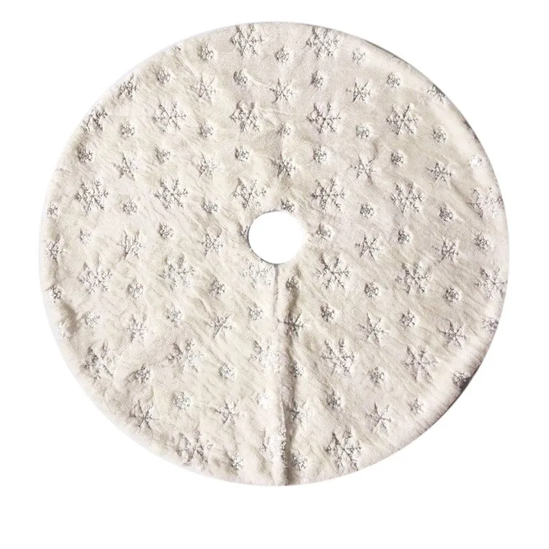 78/90/122 см белая плюшевая юбка на рождественскую елку фартуки ковер для