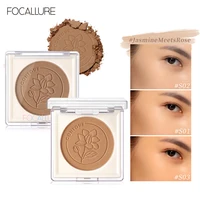 focallure rose flower contour palette powder cosmetic for women professional full cover contouring base concealer make up