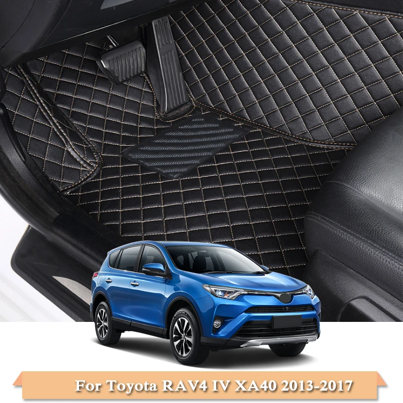 Автомобильный Стайлинг PU для Toyota RAV4 IV XA40 CHR C HR 2013 2017 LHD 5 мест автомобильные коврики