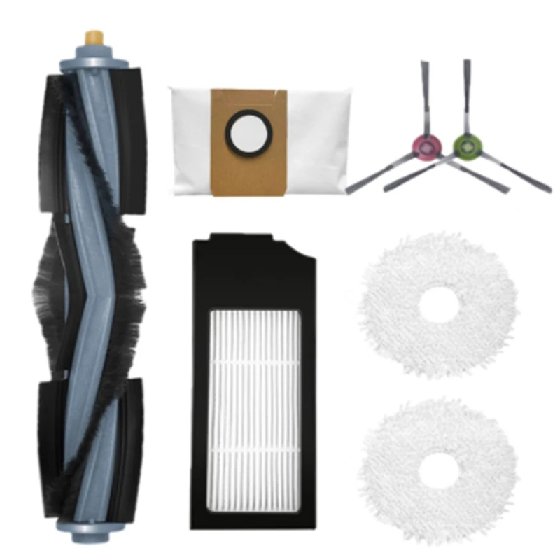 

Сменный фильтр HEPA для робота-пылесоса Ecovacs Deebot X1 TURBO /OMNI, основная боковая щетка, насадка на швабру, тканевые детали