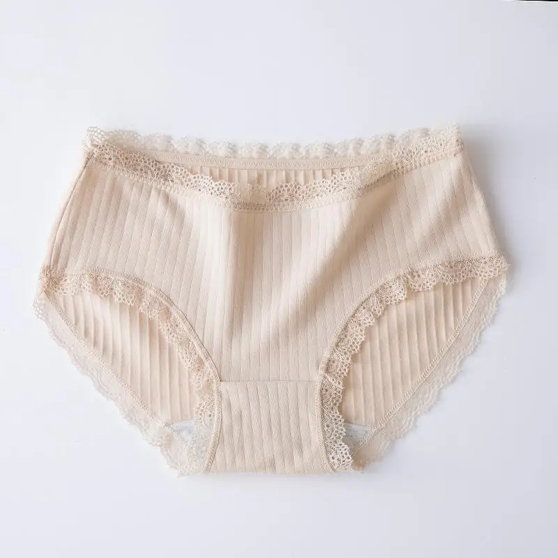Нижнее белье, женские трусики, хлопок, majtki damskie culotte femme coton, женские сексуальные кружевные трусики с боковой стороной, victoria secret, mutande donna - Цвет: 4