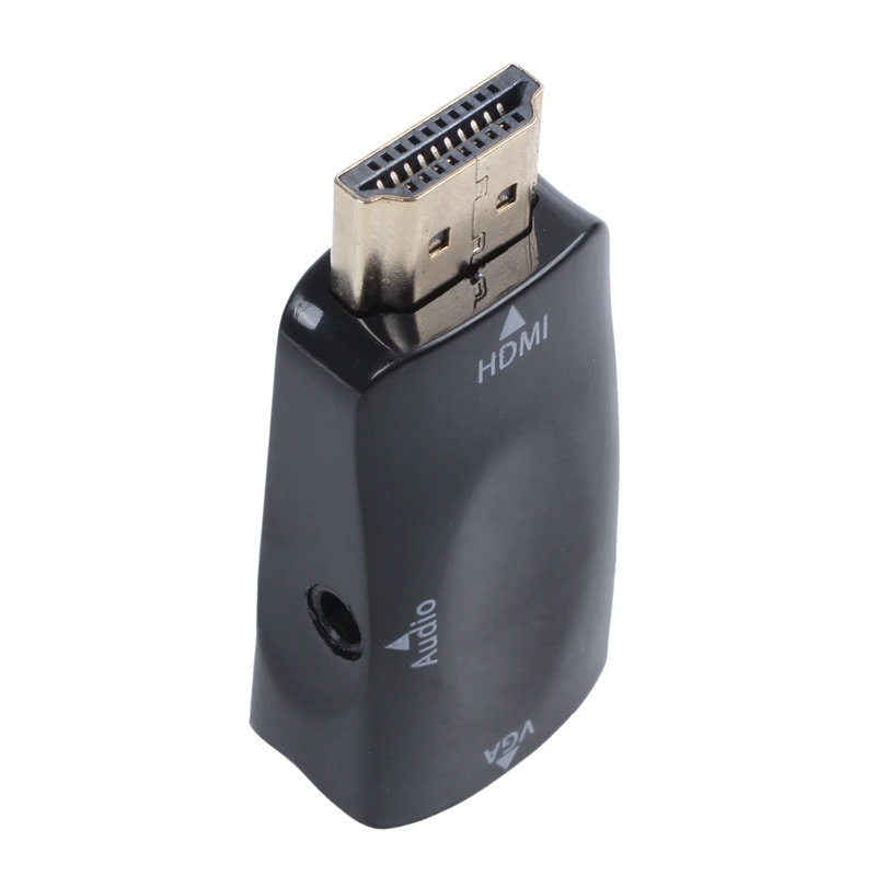 Hdmi vga конвертер позолоченный с разъемом 3 5 мм аудио кабель для ПК ноутбука DVD