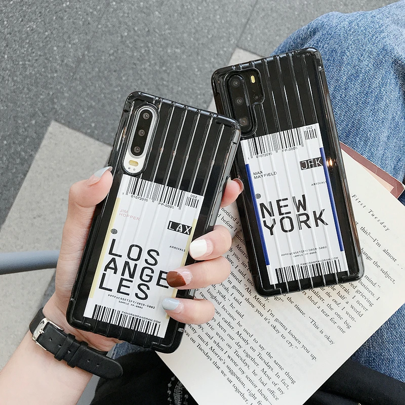 Полоса частот билет дизайнерский чехол-крышка для huawei P20 P30 Lite Mate20 Mate30 Pro/3/4/5/4E Honor 10