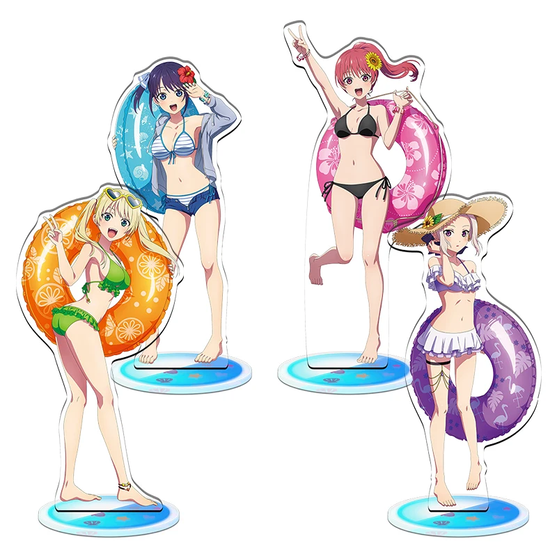 

Девушка из аниме, девушка Naoya Mukai Saki Nagisa Minase акриловая фигурка стенд модель пластина Косплей декор для рабочего стола подарки 20 см