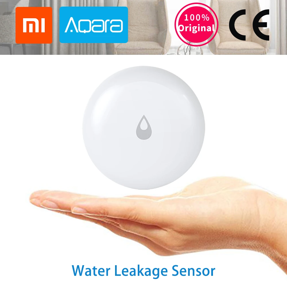 Xiaomi Aqara датчик погружения воды Наводнение утечки сигнализации детектор Zigbee Беспроводной для умного дома дистанционное управление детектор безопасности