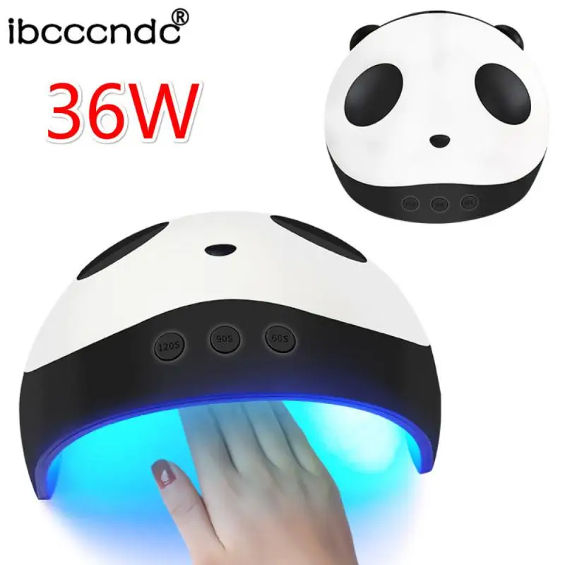 Лампа для ногтей Ibcccndc 36 Вт милая панда искусство стильная умная фототерапия