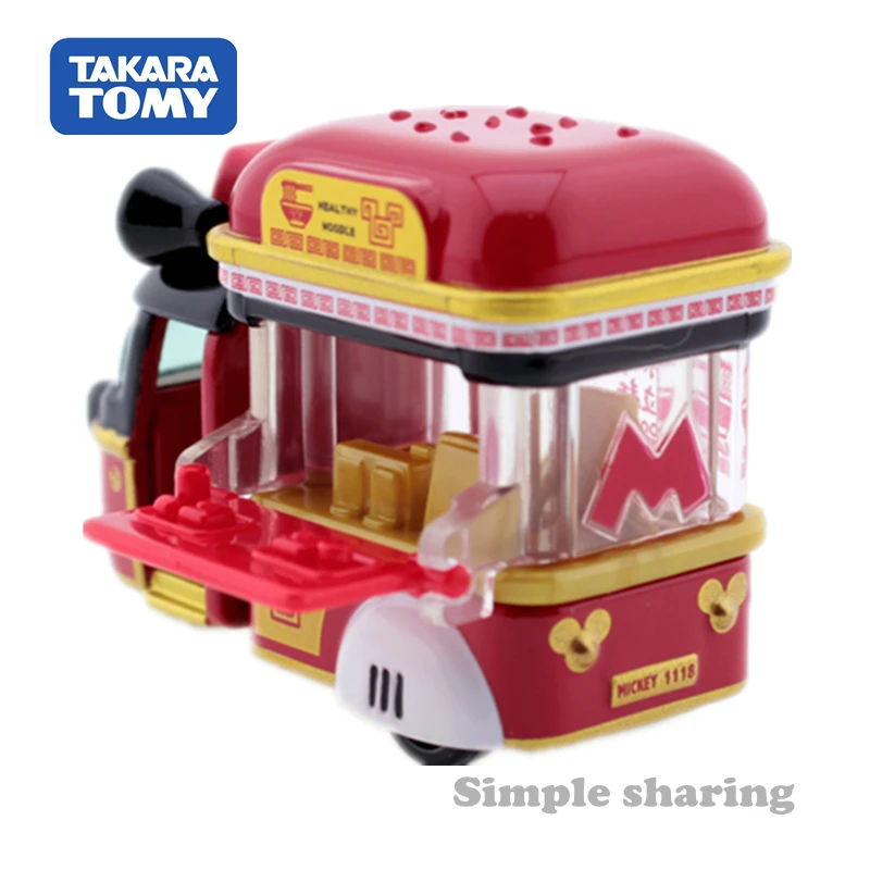 Takara Tomy Tomica Disney моторы с Микки Маусом Мышь аниме Рисунок трехколесный велосипед