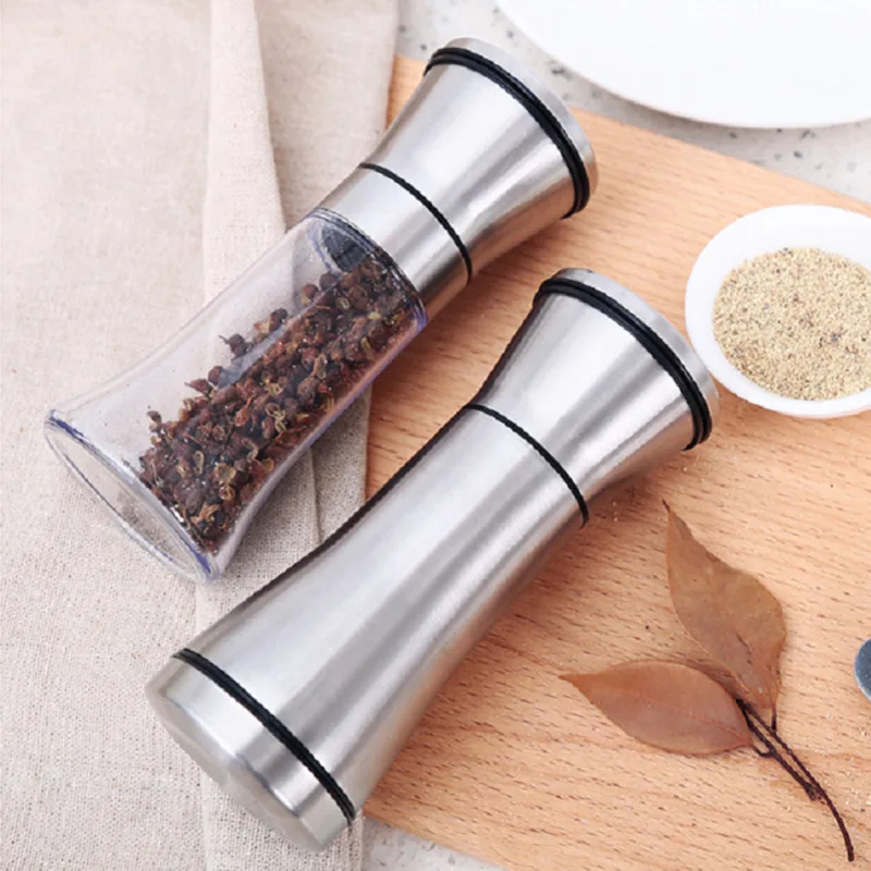 250ml/500ml Stainless Steel Pepper Grinder Muller Manual Salt Spice Mill Kitchen Tools | Дом и сад