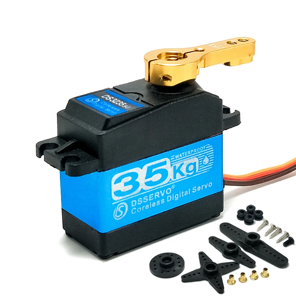 Сервопривод с высоким крутящим моментом 1x35кг бескорпусный сервопривод DS3235