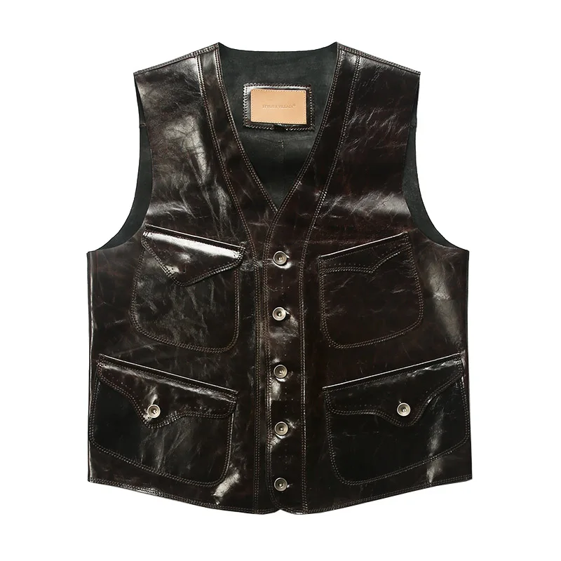 

Супер предложение! 1951 прочтите описание! Азиатский Размеры Наивысшее качество жилет Для мужчин пальто из овечьей кожи жилет Для мужчин s ове...