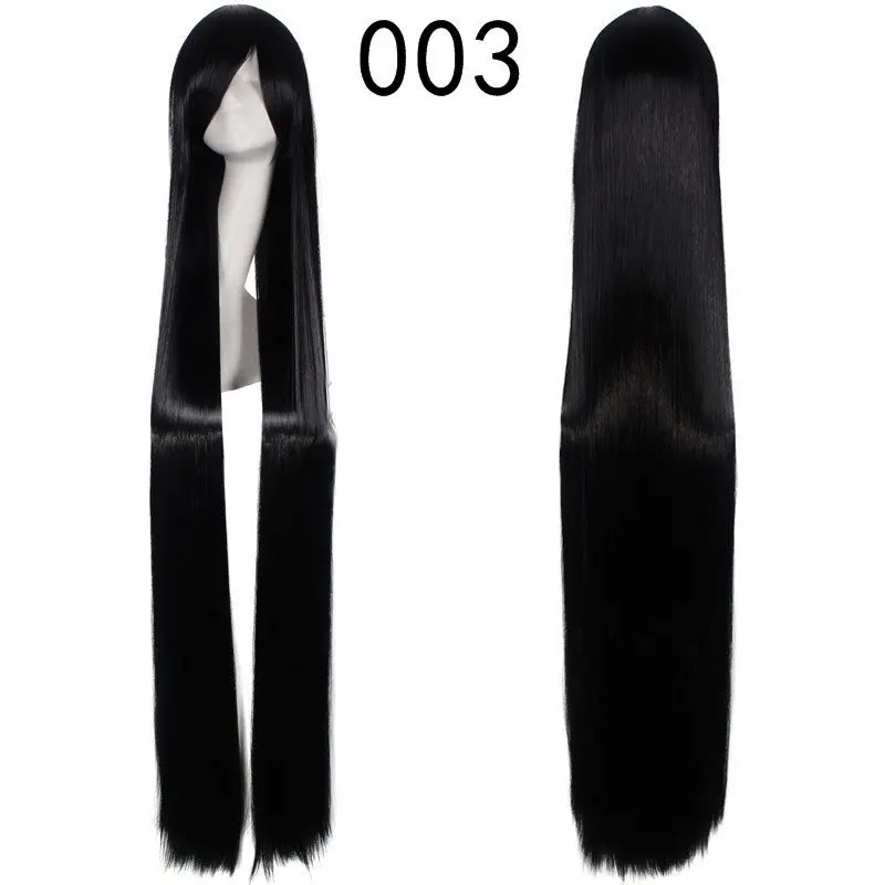 150 см длинные прямые термостойкие синтетические волосы парик Универсальный