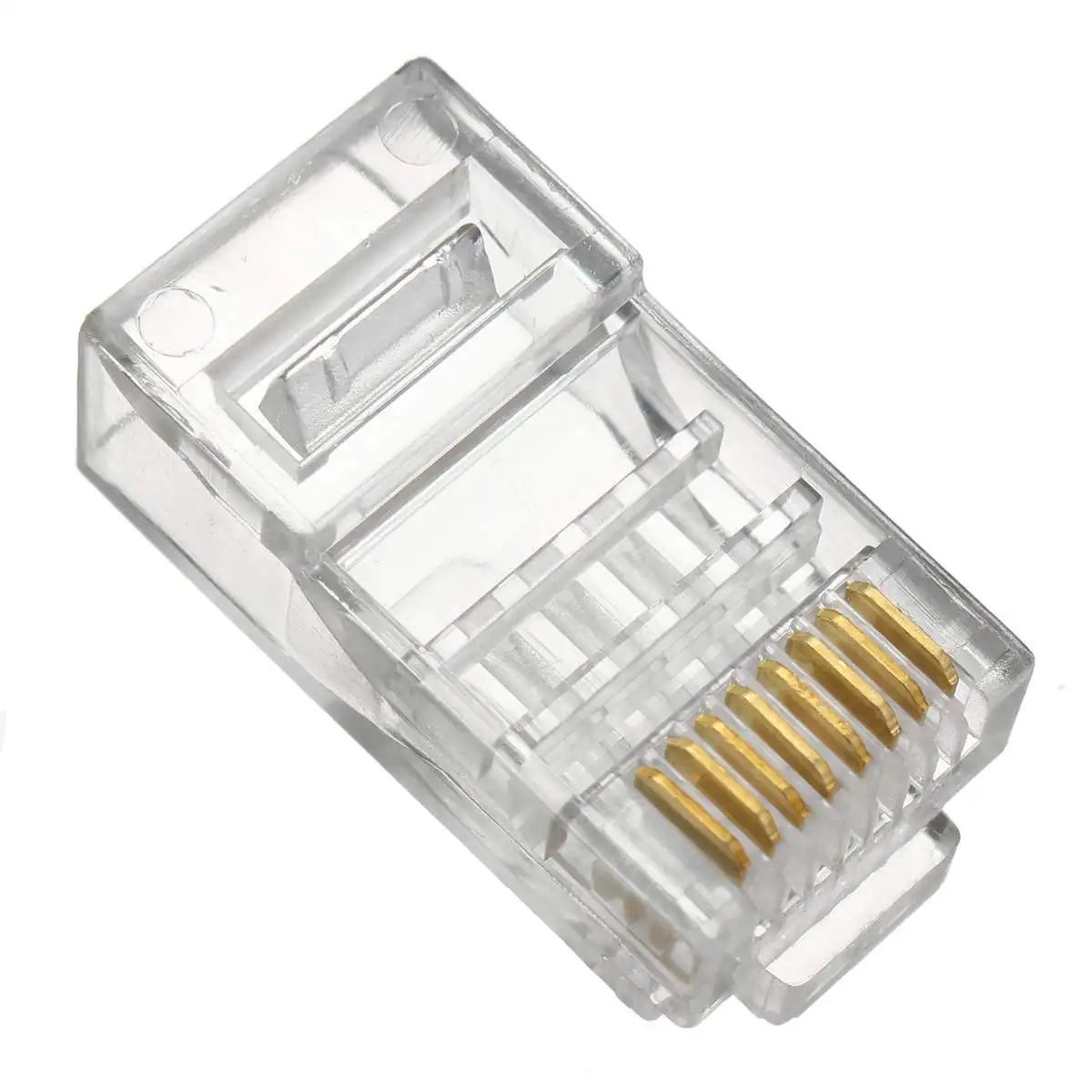 CLAITE 1000 шт. CAT6 разъем EZ RJ45 сетевой кабель модульный 8P8C разъем конец пройти через